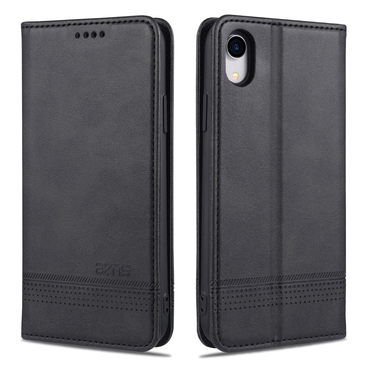 AZNS Magnetic Calf Texture Horizontal Flip Leather Case with Card Slots & Holder & Wallet, For iPhone 6, For iPhone 6 Plus, For iPhone 8 / 7, For iPhone 8 Plus/7 Plus, For iPhone XR, For iPhone XS Max