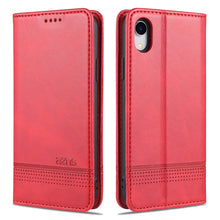 Load image into Gallery viewer, AZNS Magnetic Calf Texture Horizontal Flip Leather Case with Card Slots &amp; Holder &amp; Wallet, For iPhone 6, For iPhone 6 Plus, For iPhone 8 / 7, For iPhone 8 Plus/7 Plus, For iPhone XR, For iPhone XS Max