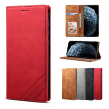 Load image into Gallery viewer, GUSSIM GS-001 Business Style Horizontal Flip Skin Feel PU Leather Case with Holder &amp; Card Slots &amp; Wallet &amp; Photo Frame, For iPhone 6 / 6s, For iPhone 8 Plus / 7 Plus, For iPhone SE 2022 / SE 2020 / 8 / 7, For iPhone XR, For iPhone 11 Pro               ...