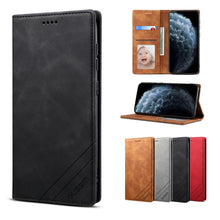 Load image into Gallery viewer, GUSSIM GS-001 Business Style Horizontal Flip Skin Feel PU Leather Case with Holder &amp; Card Slots &amp; Wallet &amp; Photo Frame, For iPhone 6 / 6s, For iPhone 8 Plus / 7 Plus, For iPhone SE 2022 / SE 2020 / 8 / 7, For iPhone XR, For iPhone 11 Pro               ...