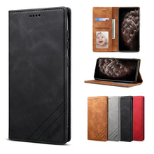 Load image into Gallery viewer, GUSSIM GS-001 Business Style Horizontal Flip Skin Feel PU Leather Case with Holder &amp; Card Slots &amp; Wallet &amp; Photo Frame, For iPhone 6 / 6s, For iPhone 8 Plus / 7 Plus, For iPhone SE 2022 / SE 2020 / 8 / 7, For iPhone XR, For iPhone 11 Pro               ...