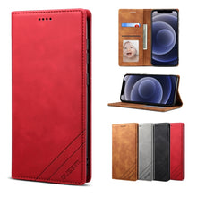 Load image into Gallery viewer, GUSSIM GS-001 Business Style Horizontal Flip Skin Feel PU Leather Case with Holder &amp; Card Slots &amp; Wallet &amp; Photo Frame, For iPhone 6 / 6s, For iPhone 8 Plus / 7 Plus, For iPhone SE 2022 / SE 2020 / 8 / 7, For iPhone XR, For iPhone 11 Pro               ...