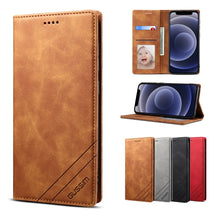 Load image into Gallery viewer, GUSSIM GS-001 Business Style Horizontal Flip Skin Feel PU Leather Case with Holder &amp; Card Slots &amp; Wallet &amp; Photo Frame, For iPhone 6 / 6s, For iPhone 8 Plus / 7 Plus, For iPhone SE 2022 / SE 2020 / 8 / 7, For iPhone XR, For iPhone 11 Pro               ...