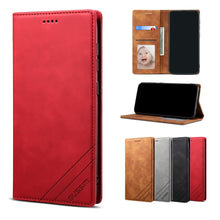 Load image into Gallery viewer, GUSSIM GS-001 Business Style Horizontal Flip Skin Feel PU Leather Case with Holder &amp; Card Slots &amp; Wallet &amp; Photo Frame, For iPhone 6 / 6s, For iPhone 8 Plus / 7 Plus, For iPhone SE 2022 / SE 2020 / 8 / 7, For iPhone XR, For iPhone 11 Pro               ...