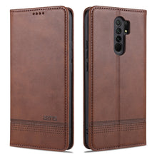 Load image into Gallery viewer, AZNS Magnetic Calf Texture Horizontal Flip Leather Case with Card Slots &amp; Holder &amp; Wallet, For Xiaomi Redmi 9, For Xiaomi Redmi Note 9 / 10X, For Xiaomi Mi 10 5G / 10 Pro 5G, For Xiaomi POCO X3 NFC, For Xiaomi Redmi 10X 5G                              ...