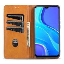 Load image into Gallery viewer, AZNS Magnetic Calf Texture Horizontal Flip Leather Case with Card Slots &amp; Holder &amp; Wallet, For Xiaomi Redmi 9, For Xiaomi Redmi Note 9 / 10X, For Xiaomi Mi 10 5G / 10 Pro 5G, For Xiaomi POCO X3 NFC, For Xiaomi Redmi 10X 5G                              ...