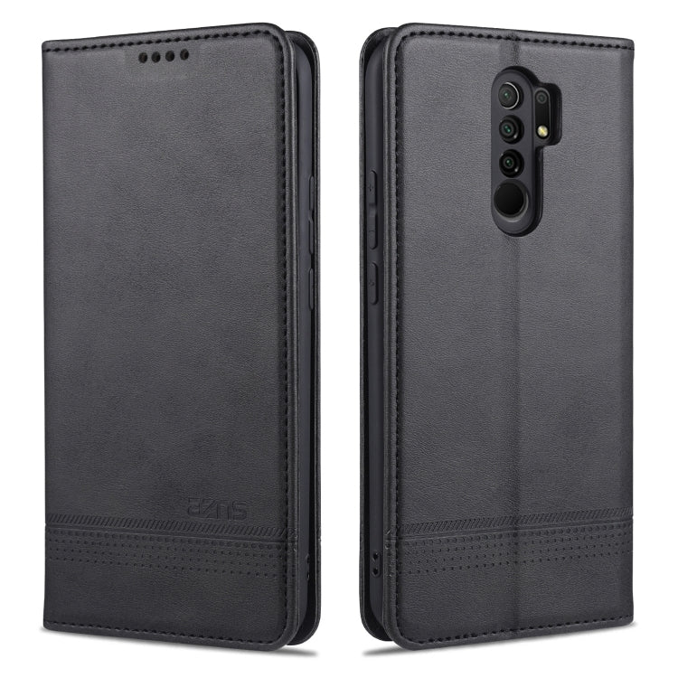 AZNS Magnetic Calf Texture Horizontal Flip Leather Case with Card Slots & Holder & Wallet, For Xiaomi Redmi 9, For Xiaomi Redmi Note 9 / 10X, For Xiaomi Mi 10 5G / 10 Pro 5G, For Xiaomi POCO X3 NFC, For Xiaomi Redmi 10X 5G                              ...