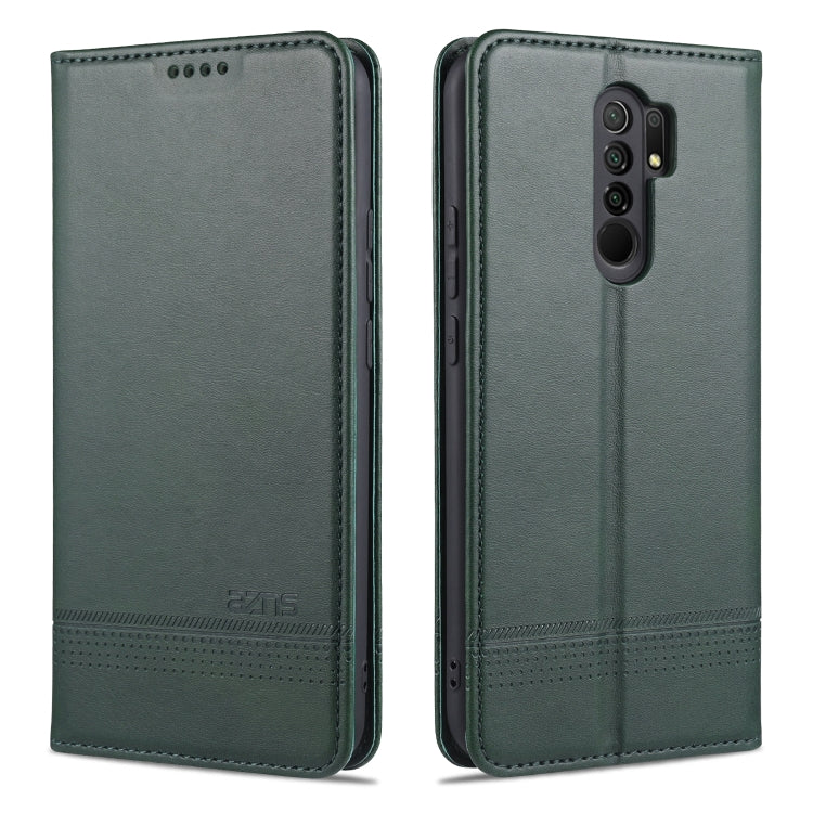 AZNS Magnetic Calf Texture Horizontal Flip Leather Case with Card Slots & Holder & Wallet, For Xiaomi Redmi 9, For Xiaomi Redmi Note 9 / 10X, For Xiaomi Mi 10 5G / 10 Pro 5G, For Xiaomi POCO X3 NFC, For Xiaomi Redmi 10X 5G                              ...