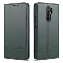 Load image into Gallery viewer, AZNS Magnetic Calf Texture Horizontal Flip Leather Case with Card Slots &amp; Holder &amp; Wallet, For Xiaomi Redmi 9, For Xiaomi Redmi Note 9 / 10X, For Xiaomi Mi 10 5G / 10 Pro 5G, For Xiaomi POCO X3 NFC, For Xiaomi Redmi 10X 5G                              ...