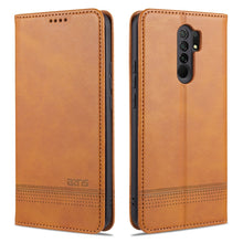 Load image into Gallery viewer, AZNS Magnetic Calf Texture Horizontal Flip Leather Case with Card Slots &amp; Holder &amp; Wallet, For Xiaomi Redmi 9, For Xiaomi Redmi Note 9 / 10X, For Xiaomi Mi 10 5G / 10 Pro 5G, For Xiaomi POCO X3 NFC, For Xiaomi Redmi 10X 5G                              ...