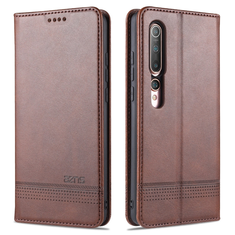 AZNS Magnetic Calf Texture Horizontal Flip Leather Case with Card Slots & Holder & Wallet, For Xiaomi Redmi 9, For Xiaomi Redmi Note 9 / 10X, For Xiaomi Mi 10 5G / 10 Pro 5G, For Xiaomi POCO X3 NFC, For Xiaomi Redmi 10X 5G                              ...
