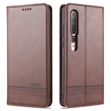 Load image into Gallery viewer, AZNS Magnetic Calf Texture Horizontal Flip Leather Case with Card Slots &amp; Holder &amp; Wallet, For Xiaomi Redmi 9, For Xiaomi Redmi Note 9 / 10X, For Xiaomi Mi 10 5G / 10 Pro 5G, For Xiaomi POCO X3 NFC, For Xiaomi Redmi 10X 5G                              ...
