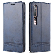 Load image into Gallery viewer, AZNS Magnetic Calf Texture Horizontal Flip Leather Case with Card Slots &amp; Holder &amp; Wallet, For Xiaomi Redmi 9, For Xiaomi Redmi Note 9 / 10X, For Xiaomi Mi 10 5G / 10 Pro 5G, For Xiaomi POCO X3 NFC, For Xiaomi Redmi 10X 5G                              ...