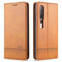 Load image into Gallery viewer, AZNS Magnetic Calf Texture Horizontal Flip Leather Case with Card Slots &amp; Holder &amp; Wallet, For Xiaomi Redmi 9, For Xiaomi Redmi Note 9 / 10X, For Xiaomi Mi 10 5G / 10 Pro 5G, For Xiaomi POCO X3 NFC, For Xiaomi Redmi 10X 5G                              ...