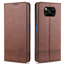 Load image into Gallery viewer, AZNS Magnetic Calf Texture Horizontal Flip Leather Case with Card Slots &amp; Holder &amp; Wallet, For Xiaomi Redmi 9, For Xiaomi Redmi Note 9 / 10X, For Xiaomi Mi 10 5G / 10 Pro 5G, For Xiaomi POCO X3 NFC, For Xiaomi Redmi 10X 5G                              ...