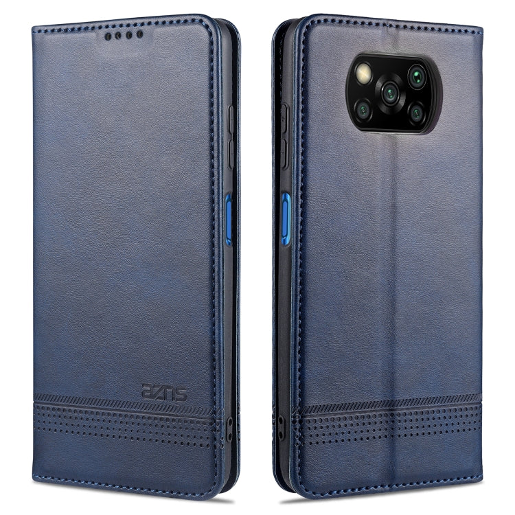 AZNS Magnetic Calf Texture Horizontal Flip Leather Case with Card Slots & Holder & Wallet, For Xiaomi Redmi 9, For Xiaomi Redmi Note 9 / 10X, For Xiaomi Mi 10 5G / 10 Pro 5G, For Xiaomi POCO X3 NFC, For Xiaomi Redmi 10X 5G                              ...