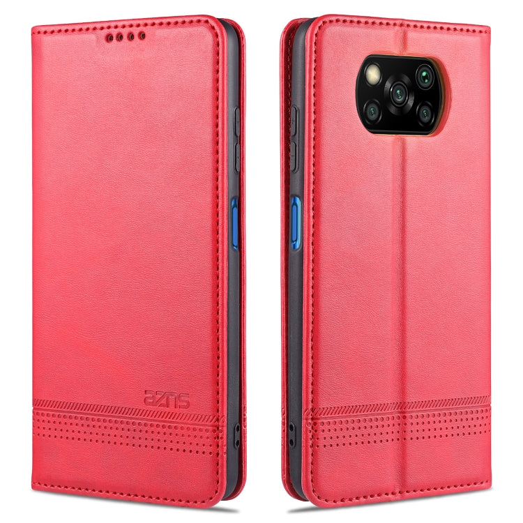 AZNS Magnetic Calf Texture Horizontal Flip Leather Case with Card Slots & Holder & Wallet, For Xiaomi Redmi 9, For Xiaomi Redmi Note 9 / 10X, For Xiaomi Mi 10 5G / 10 Pro 5G, For Xiaomi POCO X3 NFC, For Xiaomi Redmi 10X 5G                              ...