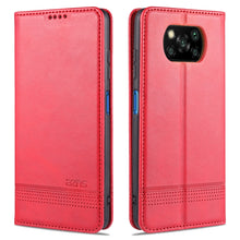 Load image into Gallery viewer, AZNS Magnetic Calf Texture Horizontal Flip Leather Case with Card Slots &amp; Holder &amp; Wallet, For Xiaomi Redmi 9, For Xiaomi Redmi Note 9 / 10X, For Xiaomi Mi 10 5G / 10 Pro 5G, For Xiaomi POCO X3 NFC, For Xiaomi Redmi 10X 5G                              ...