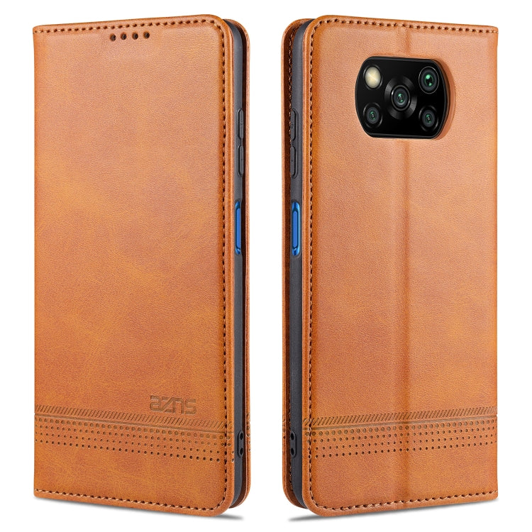 AZNS Magnetic Calf Texture Horizontal Flip Leather Case with Card Slots & Holder & Wallet, For Xiaomi Redmi 9, For Xiaomi Redmi Note 9 / 10X, For Xiaomi Mi 10 5G / 10 Pro 5G, For Xiaomi POCO X3 NFC, For Xiaomi Redmi 10X 5G                              ...