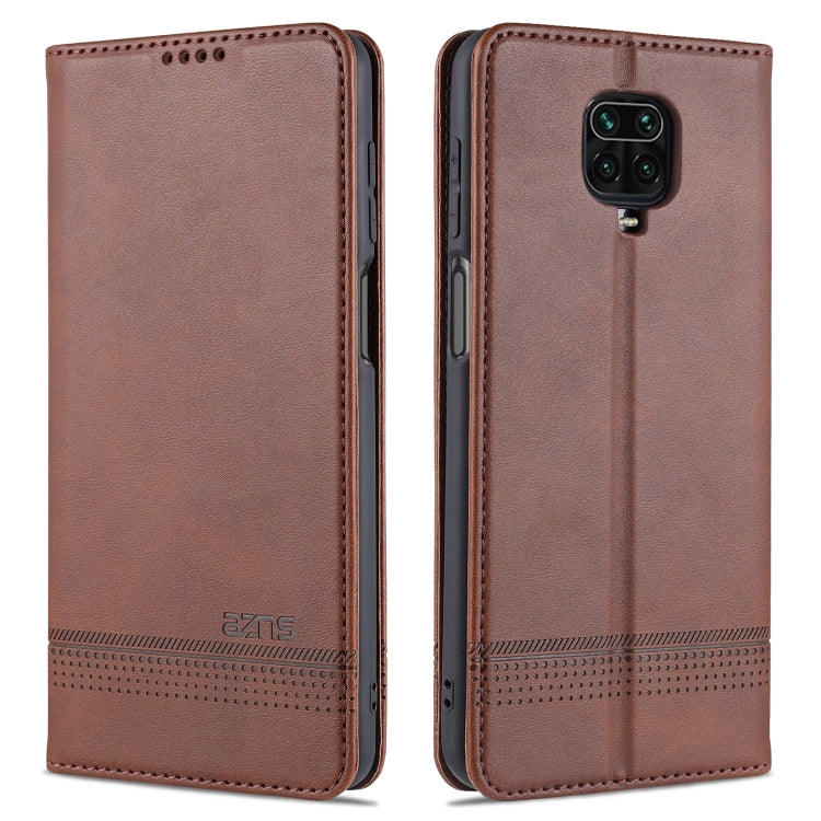 AZNS Magnetic Calf Texture Horizontal Flip Leather Case with Card Slots & Holder & Wallet, For Xiaomi Redmi 9, For Xiaomi Redmi Note 9 / 10X, For Xiaomi Mi 10 5G / 10 Pro 5G, For Xiaomi POCO X3 NFC, For Xiaomi Redmi 10X 5G                              ...