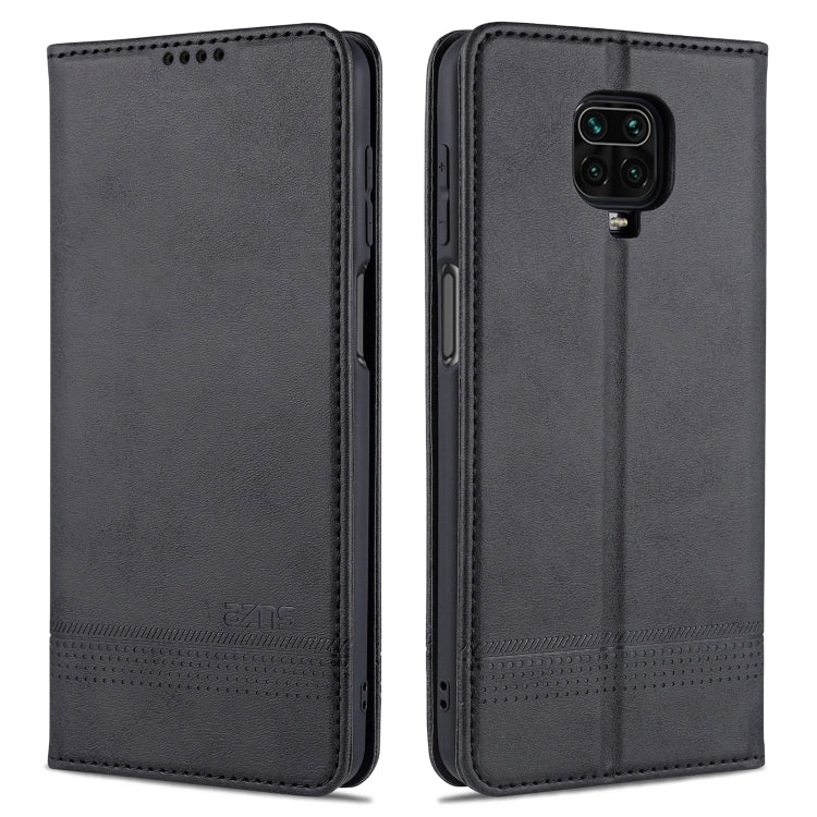 AZNS Magnetic Calf Texture Horizontal Flip Leather Case with Card Slots & Holder & Wallet, For Xiaomi Redmi 9, For Xiaomi Redmi Note 9 / 10X, For Xiaomi Mi 10 5G / 10 Pro 5G, For Xiaomi POCO X3 NFC, For Xiaomi Redmi 10X 5G                              ...