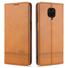 Load image into Gallery viewer, AZNS Magnetic Calf Texture Horizontal Flip Leather Case with Card Slots &amp; Holder &amp; Wallet, For Xiaomi Redmi 9, For Xiaomi Redmi Note 9 / 10X, For Xiaomi Mi 10 5G / 10 Pro 5G, For Xiaomi POCO X3 NFC, For Xiaomi Redmi 10X 5G                              ...
