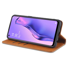 Load image into Gallery viewer, AZNS Magnetic Calf Texture Horizontal Flip Leather Case with Card Slots &amp; Holder &amp; Wallet, For OPPO Reno4 SE