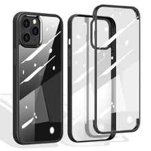 Load image into Gallery viewer, Double-sided Plastic Glass Protective Case, For iPhone 12 mini, For iPhone 12 / 12 Pro, For iPhone 12 Pro Max