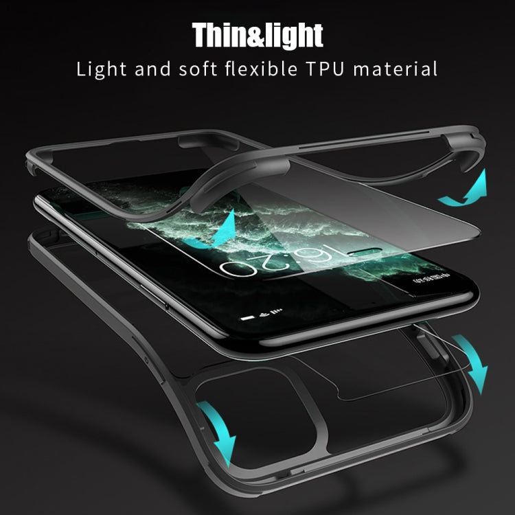 Double-sided Plastic Glass Protective Case, For iPhone 11 Pro, For iPhone 11, For iPhone 11 Pro Max