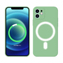 Load image into Gallery viewer, Silicone Full Coverage Shockproof Magsafe Case, For iPhone 12 mini, For iPhone 12, For iPhone 12 Pro, For iPhone 12 Pro Max
