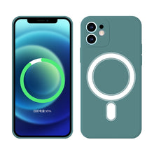 Load image into Gallery viewer, Silicone Full Coverage Shockproof Magsafe Case, For iPhone 12 mini, For iPhone 12, For iPhone 12 Pro, For iPhone 12 Pro Max