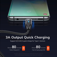 Load image into Gallery viewer, 扁形磁吸金属接头 尼龙编织磁吸快充数据线, 1m USB to Micro USB, 1m USB to USB-C / Type-C, 1m USB to 8 Pin, 1m 3 in 1