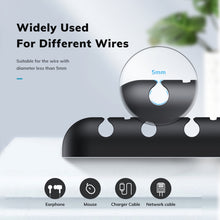 Load image into Gallery viewer, TOPK L35 Desktop Cable Organizer Data Cable Earphone Storage Cable Fixer Magnetic Head Storage Cable Organizer