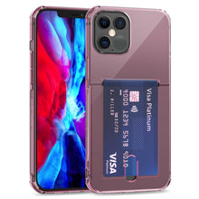 Load image into Gallery viewer, TPU Transparent Protective Case with Card Slots, For iPhone 12, For iPhone 12 Mini, For iPhone 12 Pro, For iPhone 12 Pro Max