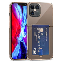 Load image into Gallery viewer, TPU Transparent Protective Case with Card Slots, For iPhone 12, For iPhone 12 Mini, For iPhone 12 Pro, For iPhone 12 Pro Max