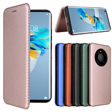 Load image into Gallery viewer, Carbon Fiber Texture Magnetic Horizontal Flip TPU + PC + PU Leather Case with Card Slot, For Huawei Mate 40, For LG K52 / K62, For vivo V20 Pro 5G, For Samsung Galaxy S21 Ultra 5G, For Motorola One 5G / Moto G 5G Plus, For Huawei Mate 40 Pro           ...