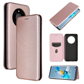 Carbon Fiber Texture Magnetic Horizontal Flip TPU + PC + PU Leather Case with Card Slot, For Huawei Mate 40, For LG K52 / K62, For vivo V20 Pro 5G, For Samsung Galaxy S21 Ultra 5G, For Motorola One 5G / Moto G 5G Plus, For Huawei Mate 40 Pro           ...