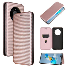 Load image into Gallery viewer, Carbon Fiber Texture Magnetic Horizontal Flip TPU + PC + PU Leather Case with Card Slot, For Huawei Mate 40, For LG K52 / K62, For vivo V20 Pro 5G, For Samsung Galaxy S21 Ultra 5G, For Motorola One 5G / Moto G 5G Plus, For Huawei Mate 40 Pro           ...