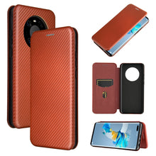 Load image into Gallery viewer, Carbon Fiber Texture Magnetic Horizontal Flip TPU + PC + PU Leather Case with Card Slot, For Huawei Mate 40, For LG K52 / K62, For vivo V20 Pro 5G, For Samsung Galaxy S21 Ultra 5G, For Motorola One 5G / Moto G 5G Plus, For Huawei Mate 40 Pro           ...