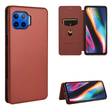 Load image into Gallery viewer, Carbon Fiber Texture Magnetic Horizontal Flip TPU + PC + PU Leather Case with Card Slot, For Huawei Mate 40, For LG K52 / K62, For vivo V20 Pro 5G, For Samsung Galaxy S21 Ultra 5G, For Motorola One 5G / Moto G 5G Plus, For Huawei Mate 40 Pro           ...