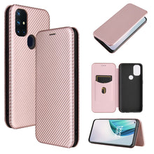 Load image into Gallery viewer, Carbon Fiber Texture Magnetic Horizontal Flip TPU + PC + PU Leather Case with Card Slot, For Huawei Mate 40, For LG K52 / K62, For vivo V20 Pro 5G, For Samsung Galaxy S21 Ultra 5G, For Motorola One 5G / Moto G 5G Plus, For Huawei Mate 40 Pro           ...