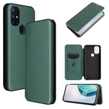 Load image into Gallery viewer, Carbon Fiber Texture Magnetic Horizontal Flip TPU + PC + PU Leather Case with Card Slot, For Huawei Mate 40, For LG K52 / K62, For vivo V20 Pro 5G, For Samsung Galaxy S21 Ultra 5G, For Motorola One 5G / Moto G 5G Plus, For Huawei Mate 40 Pro           ...