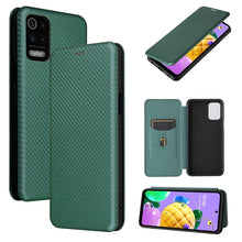 Load image into Gallery viewer, Carbon Fiber Texture Magnetic Horizontal Flip TPU + PC + PU Leather Case with Card Slot, For Huawei Mate 40, For LG K52 / K62, For vivo V20 Pro 5G, For Samsung Galaxy S21 Ultra 5G, For Motorola One 5G / Moto G 5G Plus, For Huawei Mate 40 Pro           ...