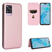 Load image into Gallery viewer, Carbon Fiber Texture Magnetic Horizontal Flip TPU + PC + PU Leather Case with Card Slot, For Huawei Mate 40, For LG K52 / K62, For vivo V20 Pro 5G, For Samsung Galaxy S21 Ultra 5G, For Motorola One 5G / Moto G 5G Plus, For Huawei Mate 40 Pro           ...