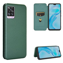 Load image into Gallery viewer, Carbon Fiber Texture Magnetic Horizontal Flip TPU + PC + PU Leather Case with Card Slot, For Huawei Mate 40, For LG K52 / K62, For vivo V20 Pro 5G, For Samsung Galaxy S21 Ultra 5G, For Motorola One 5G / Moto G 5G Plus, For Huawei Mate 40 Pro           ...