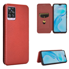 Load image into Gallery viewer, Carbon Fiber Texture Magnetic Horizontal Flip TPU + PC + PU Leather Case with Card Slot, For Huawei Mate 40, For LG K52 / K62, For vivo V20 Pro 5G, For Samsung Galaxy S21 Ultra 5G, For Motorola One 5G / Moto G 5G Plus, For Huawei Mate 40 Pro           ...