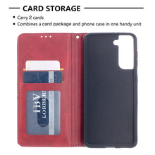 Load image into Gallery viewer, Rhombus Texture Horizontal Flip Magnetic Leather Case with Holder &amp; Card Slots, For Samsung Galaxy S21 5G, For Samsung Galaxy S21+ 5G, For Samsung Galaxy S21 Ultra 5G