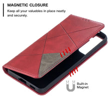 Load image into Gallery viewer, Rhombus Texture Horizontal Flip Magnetic Leather Case with Holder &amp; Card Slots, For Samsung Galaxy S21 5G, For Samsung Galaxy S21+ 5G, For Samsung Galaxy S21 Ultra 5G