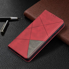 Load image into Gallery viewer, Rhombus Texture Horizontal Flip Magnetic Leather Case with Holder &amp; Card Slots, For Samsung Galaxy S21 5G, For Samsung Galaxy S21+ 5G, For Samsung Galaxy S21 Ultra 5G