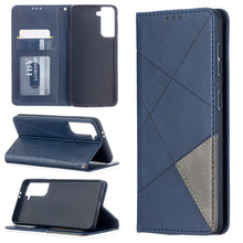 Load image into Gallery viewer, Rhombus Texture Horizontal Flip Magnetic Leather Case with Holder &amp; Card Slots, For Samsung Galaxy S21 5G, For Samsung Galaxy S21+ 5G, For Samsung Galaxy S21 Ultra 5G